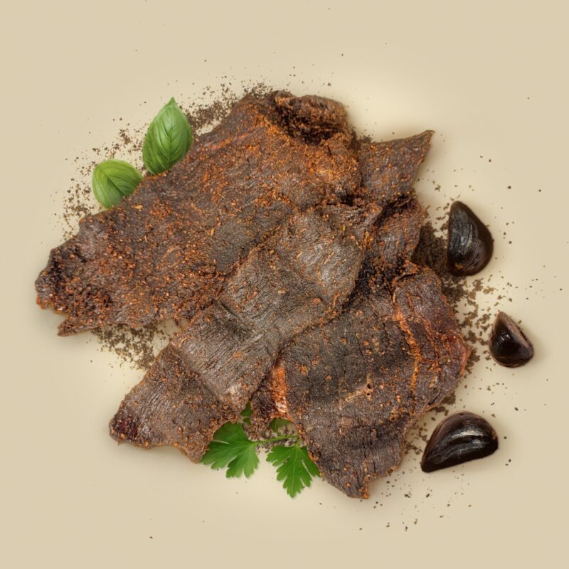Beef Jerky Smokey Black Garlic