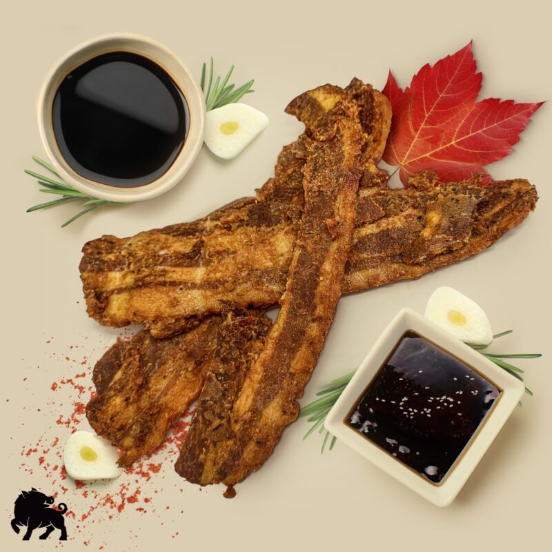 Garlic Teriyaki Bacon Strips